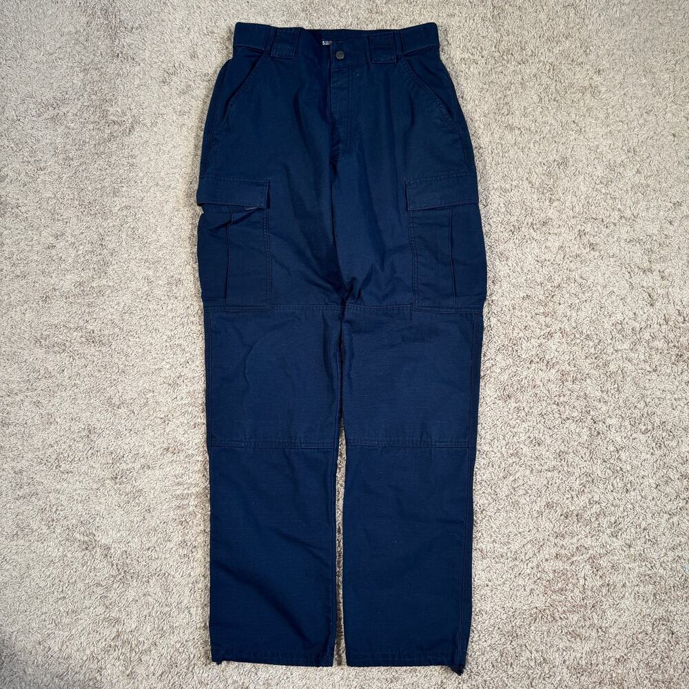 5.11 Tatical Pants Mens Medium Long Blue TDU Cargo Utility Ripstop 74003
